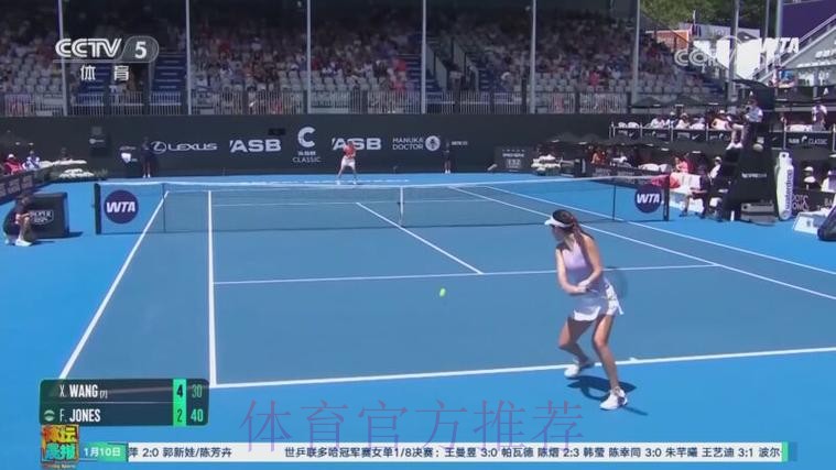 王欣瑜晋级WTA250奥克兰站四强